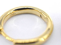 Gouden oorbellen met diamanten - afbeelding 8 van  8