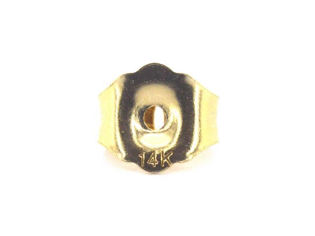 Gouden oorhangers met een rij aan natuurlijke diamanten - afbeelding 9 van  10