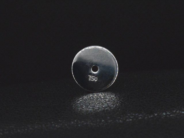 Gouden oorknoppen met natuurlijke diamanten en zuidzee parels - afbeelding 7 van  9