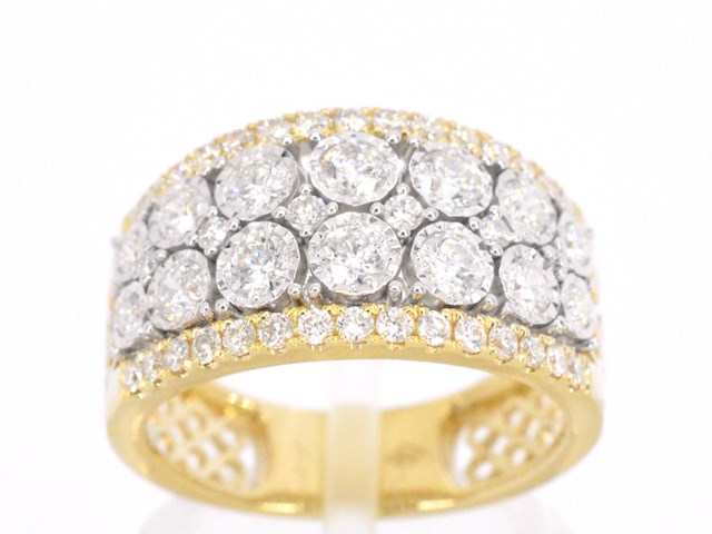 Gouden pavering met diamanten - afbeelding 1 van  11