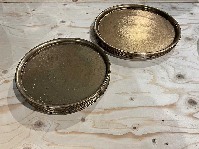 "gouden" plateau (15x) - afbeelding 1 van  2