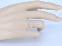 Gouden rijring bezet met briljant geslepen diamanten - afbeelding 5 van  11