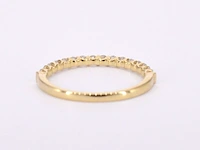Gouden rijring bezet met briljant geslepen diamanten - afbeelding 9 van  11