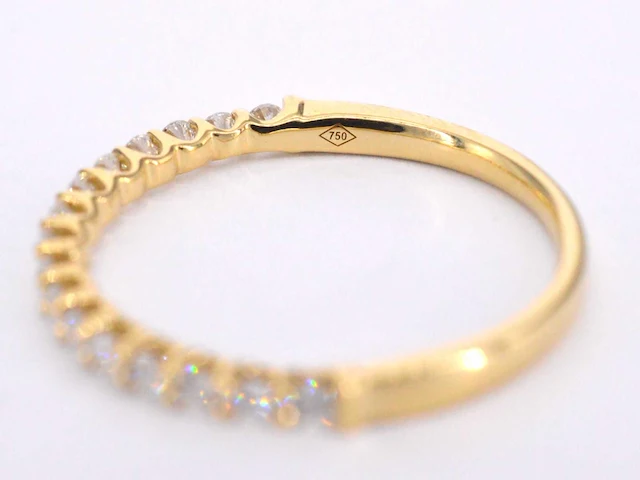 Gouden rijring briljant - afbeelding 2 van  10