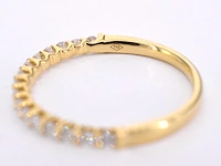 Gouden rijring briljant - afbeelding 2 van  10