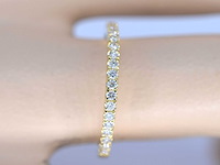 Gouden rijring met briljant geslepen diamant - afbeelding 2 van  7