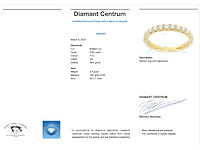 Gouden rijring met diamanten - afbeelding 4 van  10