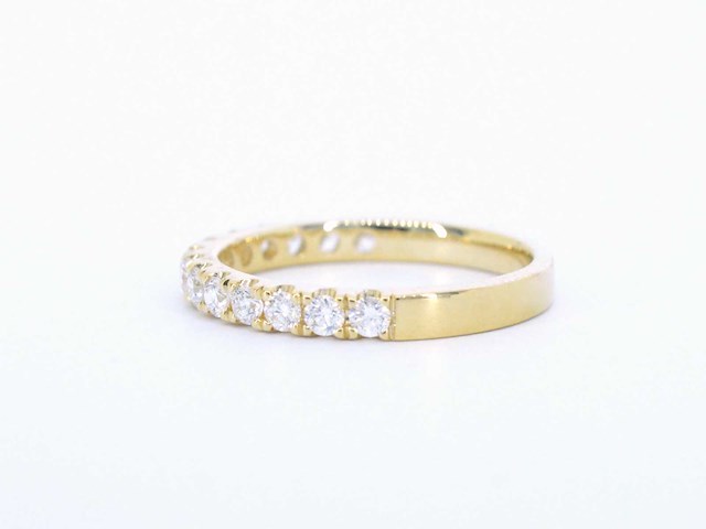 Gouden rijring met diamanten - afbeelding 7 van  10