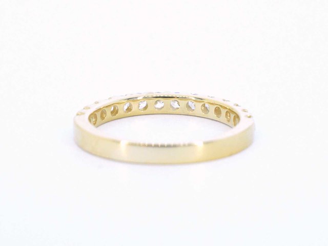 Gouden rijring met diamanten - afbeelding 9 van  10