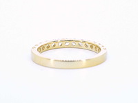 Gouden rijring met diamanten - afbeelding 9 van  10