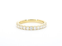 Gouden rijring met diamanten - afbeelding 6 van  9