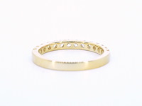 Gouden rijring met diamanten - afbeelding 7 van  9