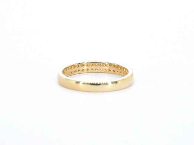 Gouden rijring met diamanten - afbeelding 9 van  11