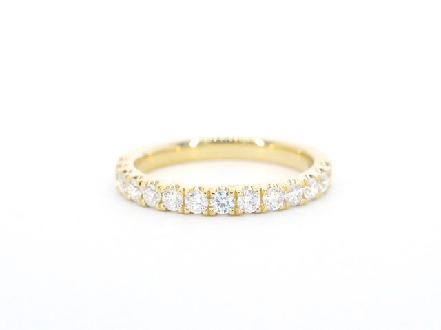 Gouden rijring met diamanten - afbeelding 8 van  11