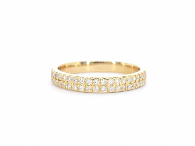 Gouden rijring met diamanten - afbeelding 8 van  11