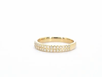 Gouden rijring met diamanten - afbeelding 10 van  11