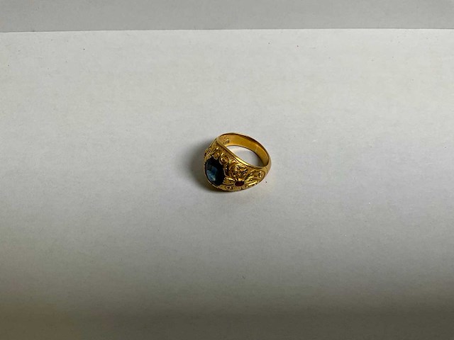 Gouden ring 916 (15,5 gram) - afbeelding 1 van  5