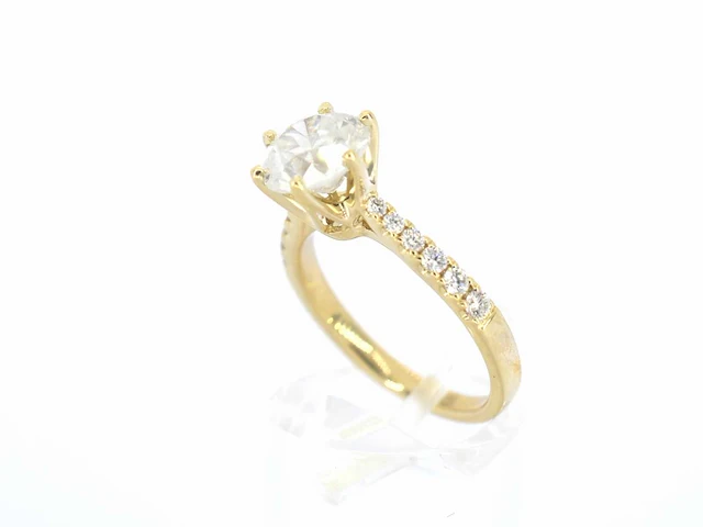 Gouden ring briljant 2.80 ct - afbeelding 3 van  8