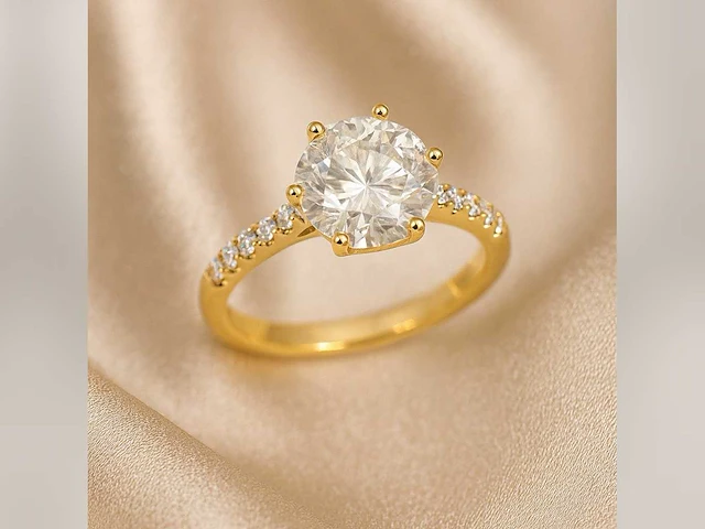 Gouden ring briljant 2.80 ct - afbeelding 7 van  8