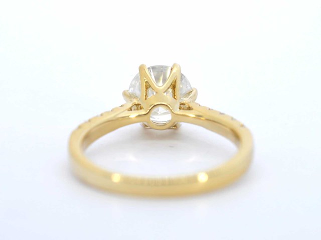 Gouden ring briljant diamant 2.80 carat - afbeelding 7 van  7