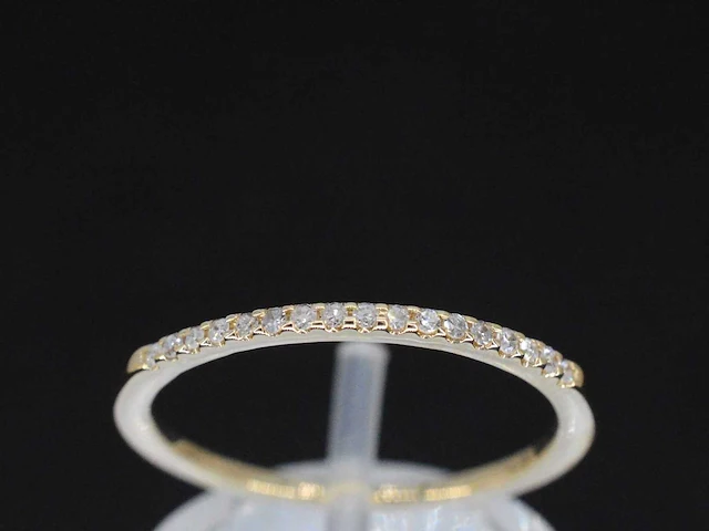 Gouden ring diamant 0.10 ct - afbeelding 1 van  9