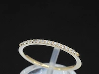 Gouden ring diamant 0.10 ct - afbeelding 3 van  9