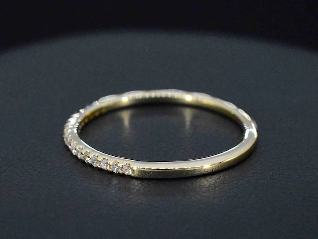 Gouden ring diamant 0.10 ct - afbeelding 5 van  9