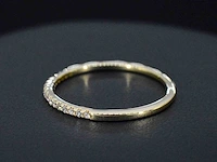 Gouden ring diamant 0.10 ct - afbeelding 5 van  9