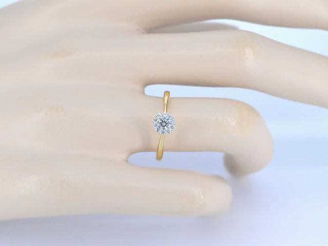 Gouden ring diamant 0.35 ct - afbeelding 3 van  10