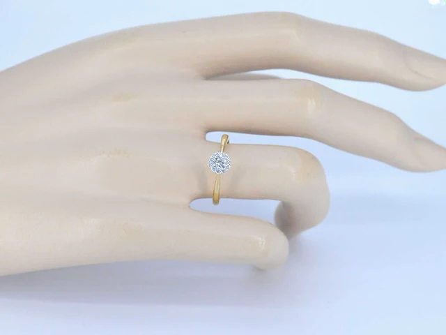 Gouden ring diamant 0.35 ct - afbeelding 4 van  10