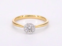 Gouden ring diamant 0.35 ct - afbeelding 7 van  10