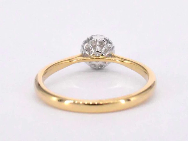 Gouden ring diamant 0.35 ct - afbeelding 8 van  10