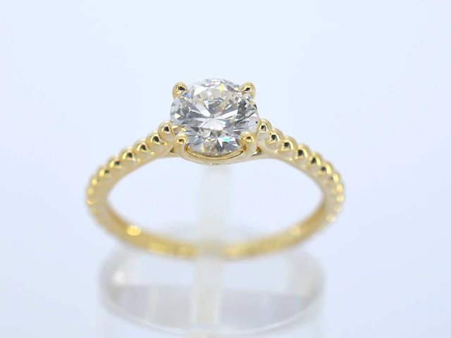 Gouden ring diamant 1.00 ct igi - afbeelding 1 van  10