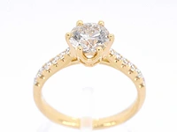 Gouden ring diamant 1.25 ct