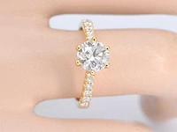 Gouden ring diamant 1.25 ct - afbeelding 3 van  10
