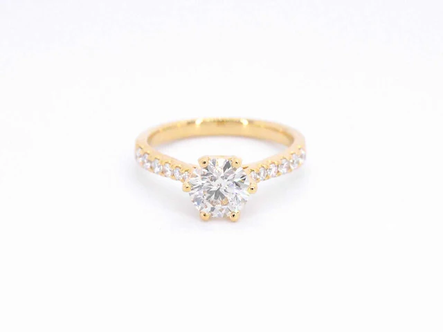 Gouden ring diamant 1.25 ct - afbeelding 7 van  10