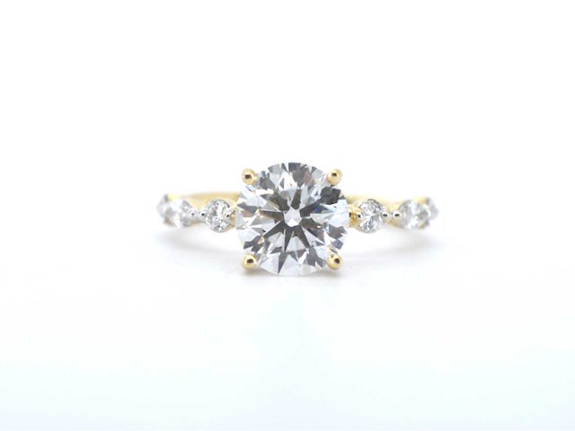 Gouden ring diamant 2.00 carat - afbeelding 6 van  7