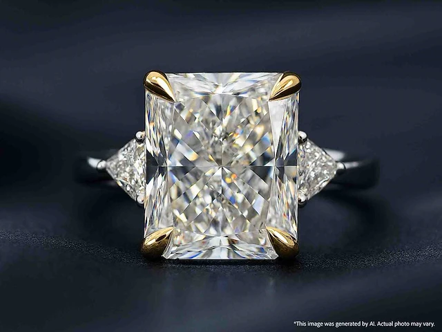 Gouden ring diamant 6.00 ct - afbeelding 7 van  8