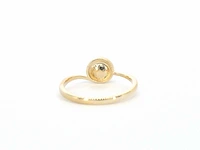 Gouden ring diamant parel - afbeelding 9 van  10