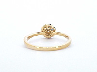 Gouden ring diamant saffier multicolour - afbeelding 8 van  10
