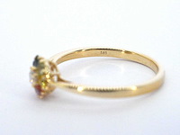 Gouden ring diamant saffier multicolour - afbeelding 10 van  10