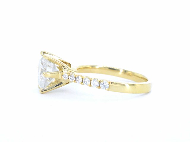 Gouden ring diamant - afbeelding 7 van  10