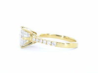 Gouden ring diamant - afbeelding 7 van  10