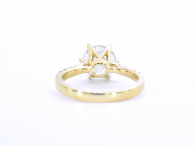 Gouden ring diamant - afbeelding 9 van  10