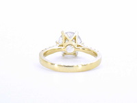 Gouden ring diamant - afbeelding 9 van  10