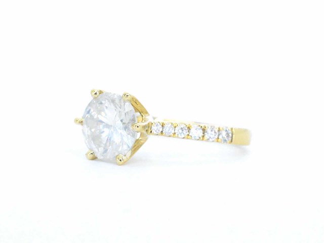 Gouden ring diamant - afbeelding 10 van  10