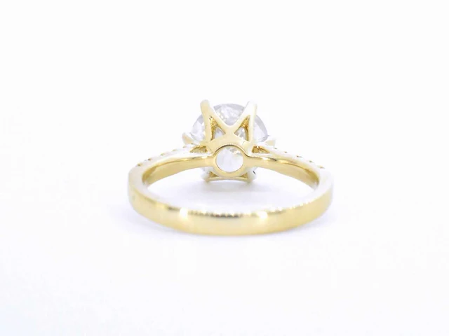 Gouden ring diamant - afbeelding 8 van  10