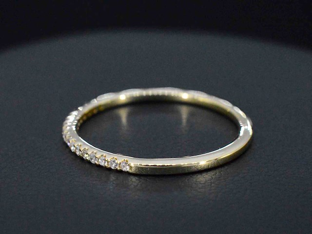 Gouden ring diamanten - afbeelding 6 van  9