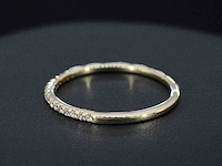 Gouden ring diamanten - afbeelding 6 van  9