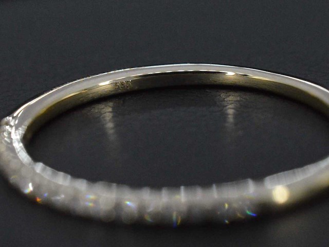 Gouden ring diamanten - afbeelding 9 van  9